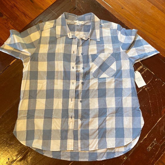 NWT Time and Tru Lightweight Flannel - Women’s Sz Medium - Picture 3 of 15